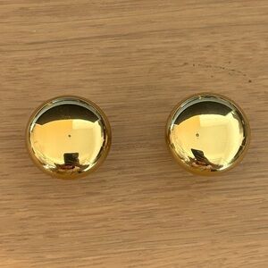 Set of 2 cabinet door knobs Solid brass. New